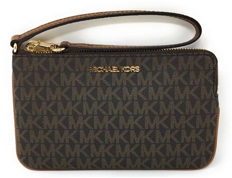 michael kors wristlet handbags|michael kors large wallet wristlet.